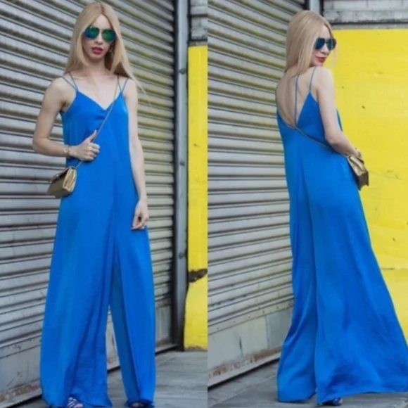 Zara Wide Leg Jumpsuit - Picture 1 of 14